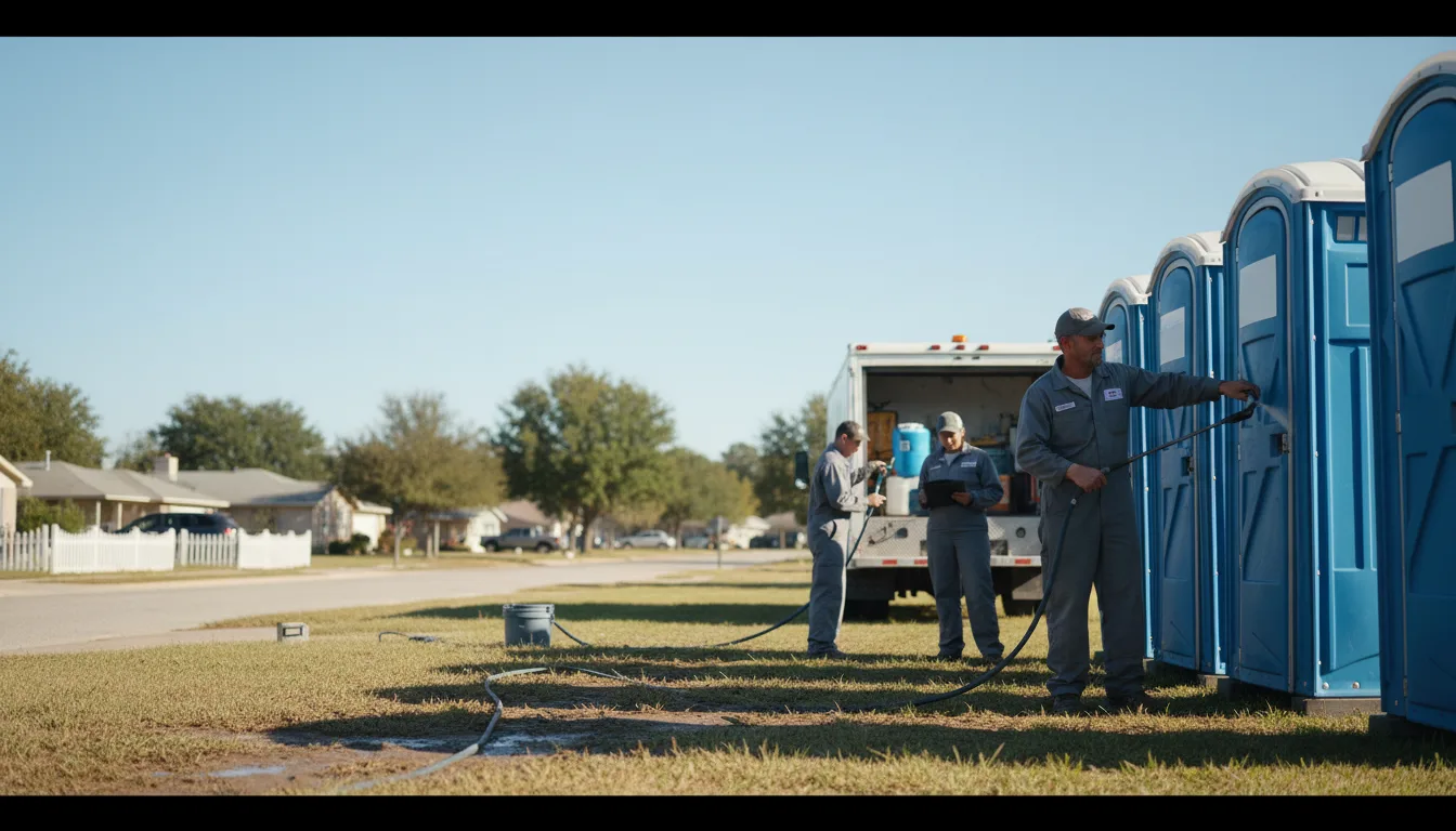 Long-Term Portable Toilet Rental in Rosser, TX near me